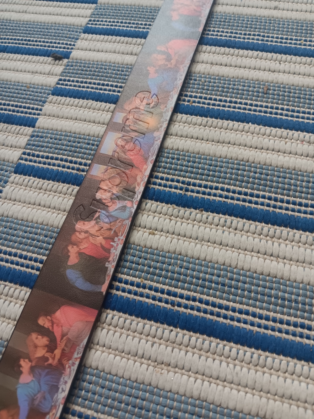 Supreme Floral Graphic Belt in Brown and Multicolor